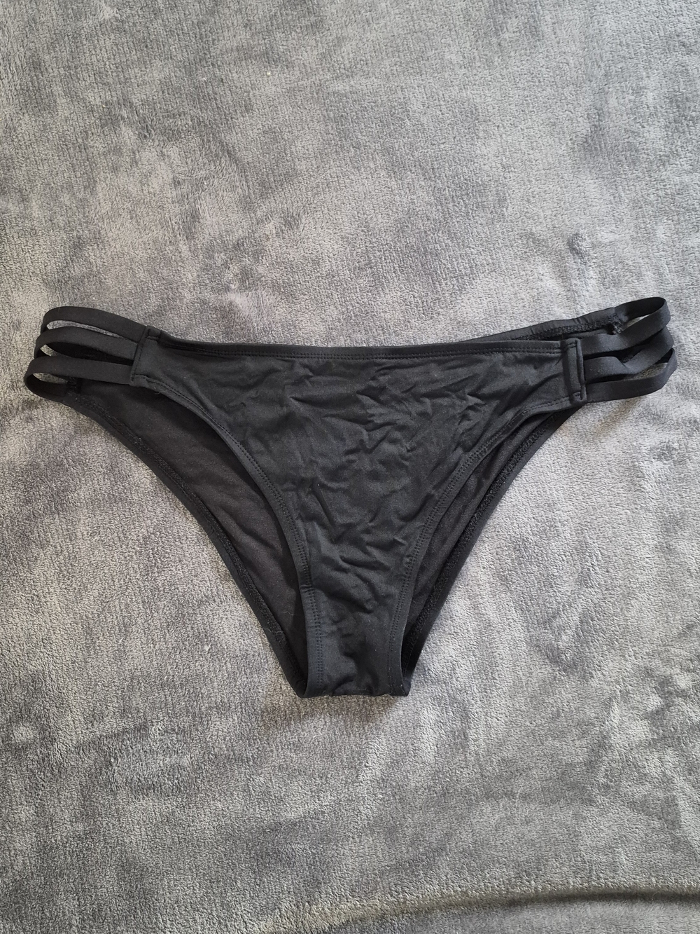 Mossimo Supply Co. Black Bikini Bottom with Double Side Straps